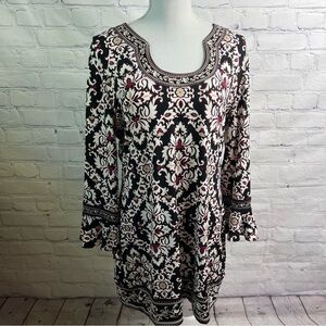 White House Black Market Boho Style Dress Large